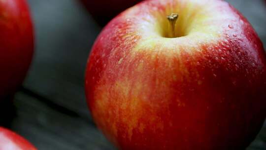 苹果质感 苹果特写拍摄 苹果纹路