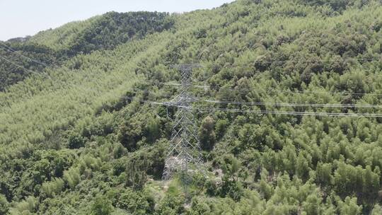 输电线路 山区 输电 电力塔 山间电塔D-LOG