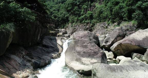 旅游景区 福建莆田九龙谷国家森林公园 漂流