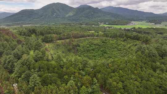 腾冲火山地热国家地质公园航拍