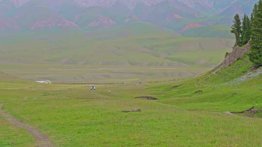 新疆博乐天山大峡谷自然风景