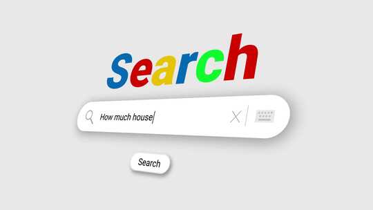 我能买得起多少房子？在搜索栏中并点击搜索视频素材模板下载