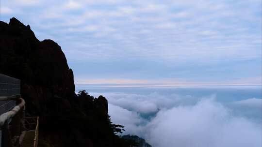 黄山风景区云海延时美景唯美风景视频素材视频素材模板下载