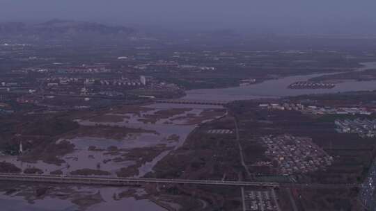 石家庄地标 复兴大街 滹沱河 湿地