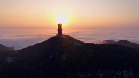 4K唯美灌云大伊山日出