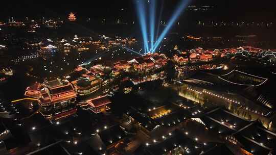 李庄古镇夜景灯光秀