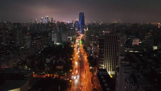 上海龙之梦夜景航拍