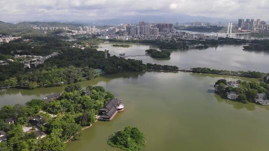 惠州西湖风景区航拍