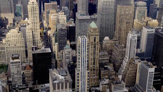 美国纽约 时代广场 曼哈顿 CBD 天际线