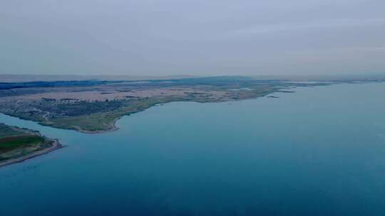 内蒙古乌海市乌海湖日出朝霞景观