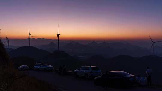 清远市阳山八界山日出延时