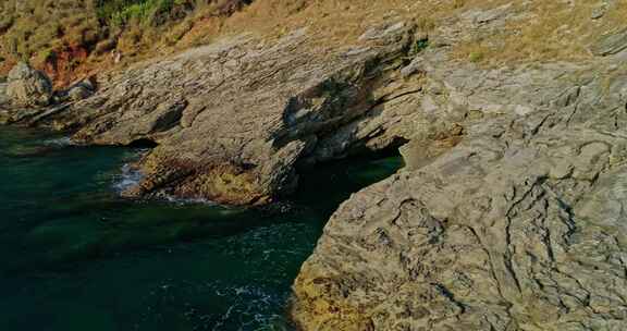 岩石，海岸，海，波浪