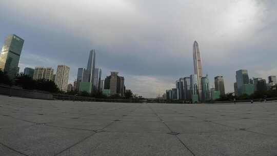深圳市中心市民中心延时