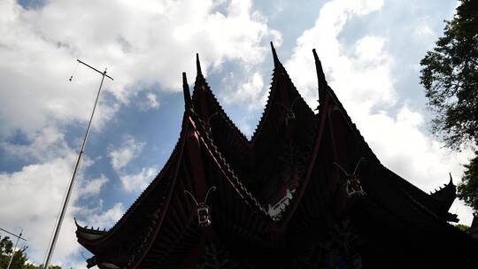 浙江绍兴新昌大佛寺内各种佛殿