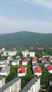 航拍湖南长沙岳麓山