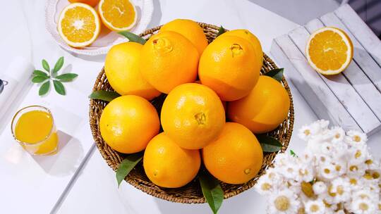新鲜橙子组合
