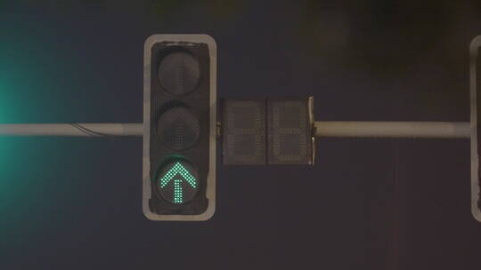 红绿灯 路口信号灯视频素材模板下载