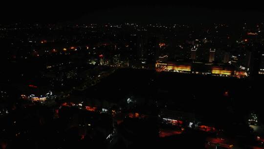 快速发展的中国城市夜景