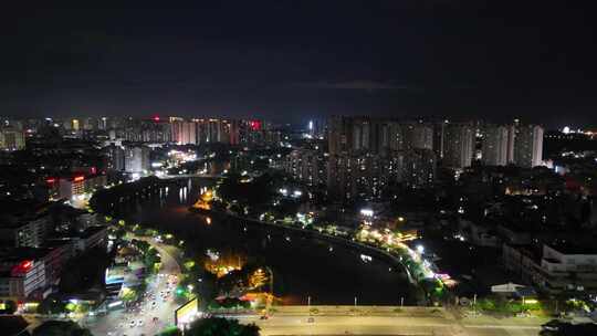 广西玉林南流江夜景