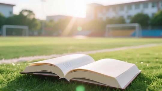 清新自然校园环境毕业季