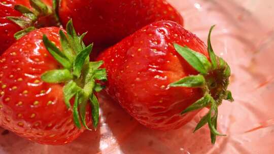 草莓水果4K视频素材