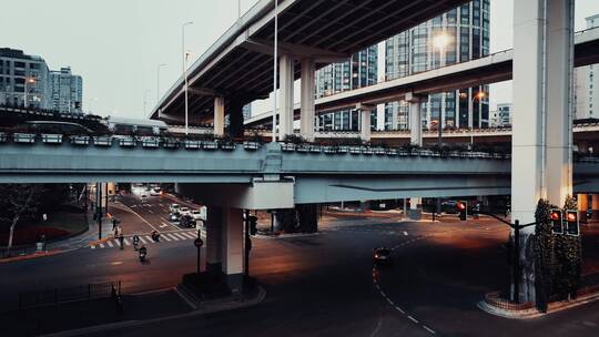 鲁班路高架航拍