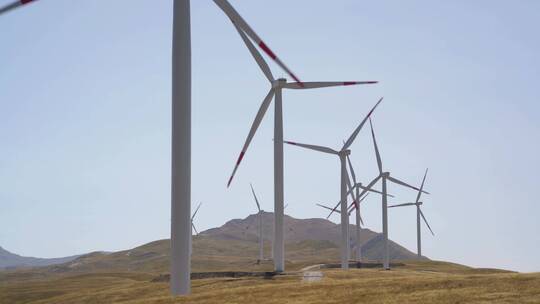 风力涡轮机清洁新能源风机碳达峰双碳
