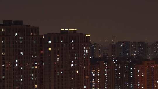 楼房夜景