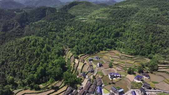 矮寨大桥景区流沙瀑布航拍