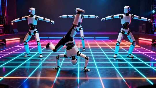 机器人舞台舞蹈表演