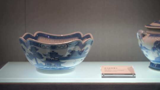 陶瓷博物馆展览品瓷器艺术品人文工艺品展示