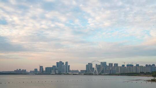 深圳宝安区前海欢乐港湾日转夜延时