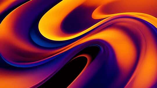 抽象动感色彩流体背景