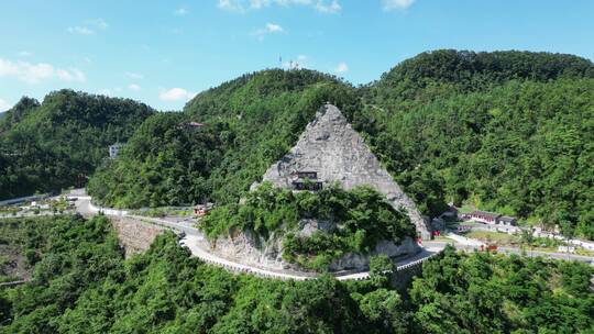 航拍湖北襄阳尧治河4A景区视频素材模板下载