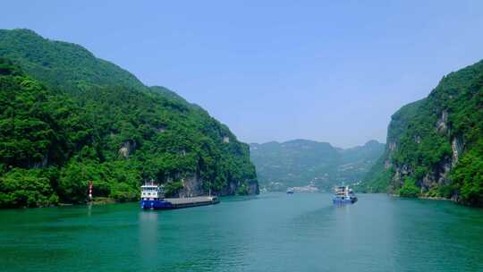 湖北宜昌长江三峡西陵峡风景风光