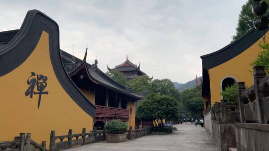 4k 佛教寺庙古建筑特写