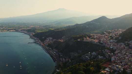 Taormina，西西里岛，意大利，城镇