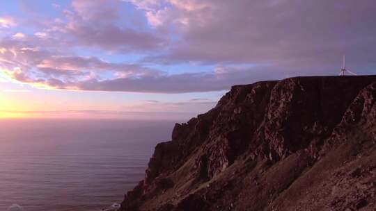 海岸线夕阳