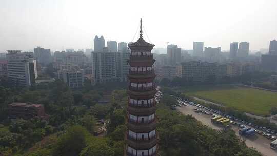 航拍广州城市景