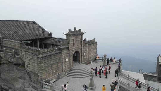 航拍南岳衡山5A景区