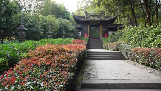 杭州飞来峰永福寺禅院风景