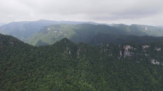 航拍湖北神农架天燕景区4A景区视频素材模板下载