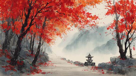 4K高帧率水墨画合集