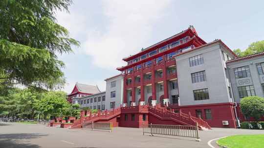 四川大学教学楼白昼空镜