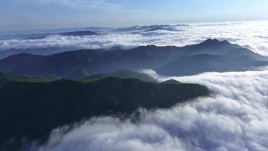 辽宁营口黄丫口云海自然风景