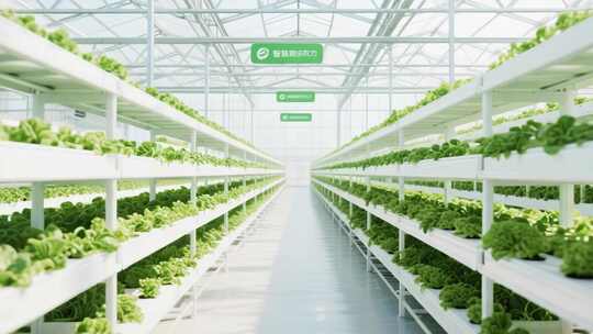 现代化智慧温室蔬菜种植