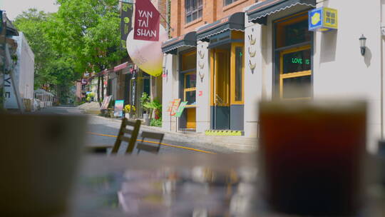 街角咖啡店2视频素材模板下载