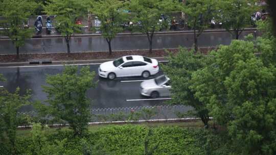 车流 上海交通 城市交通 汽车 城市道路视频素材模板下载
