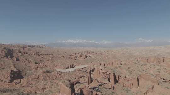 新疆温宿大峡谷视频素材模板下载