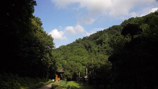 杭州飞来峰永福寺禅院风景